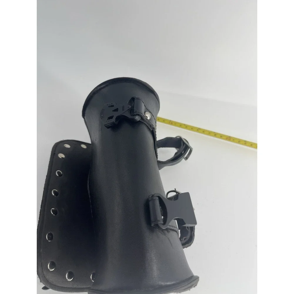 Studded‎ Motorcycle Front Fork Pouch Handlebar Saddlebag Storage